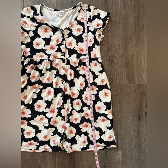 LuLaRoe Heidi Babydoll Floral Print Size Small - Picture 5 of 8